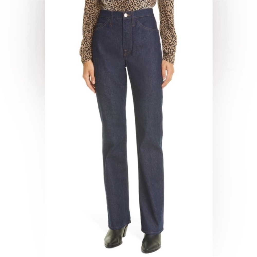 Frame Le Italien Flare Jeans in Rinse Wash